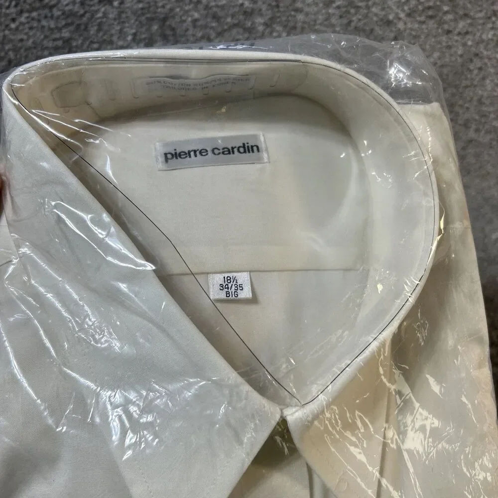 LOT - 3 Dress Shirts 18.5 Neck Oleg Cassini Pierre Cardin 34/35 Brigadier 36/37 - Picture 11 of 11